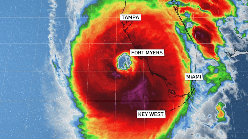 Hurricane Ian Satellite Image
